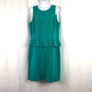 Loft peplum sleeveless dress 14